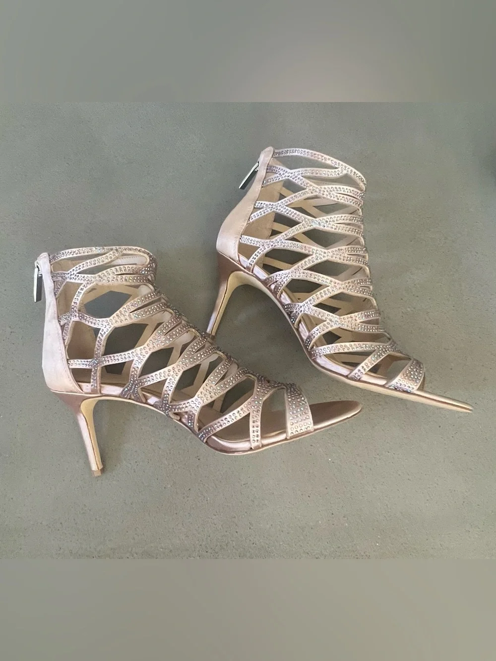 Vince Camuto Imagine Deluxe Satin Bisque Shoe 8